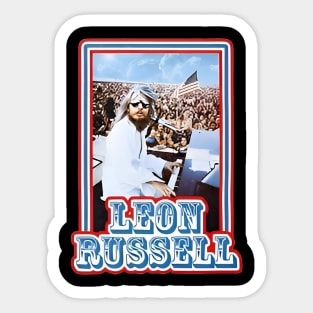 Leon russell//Retro for fans Sticker